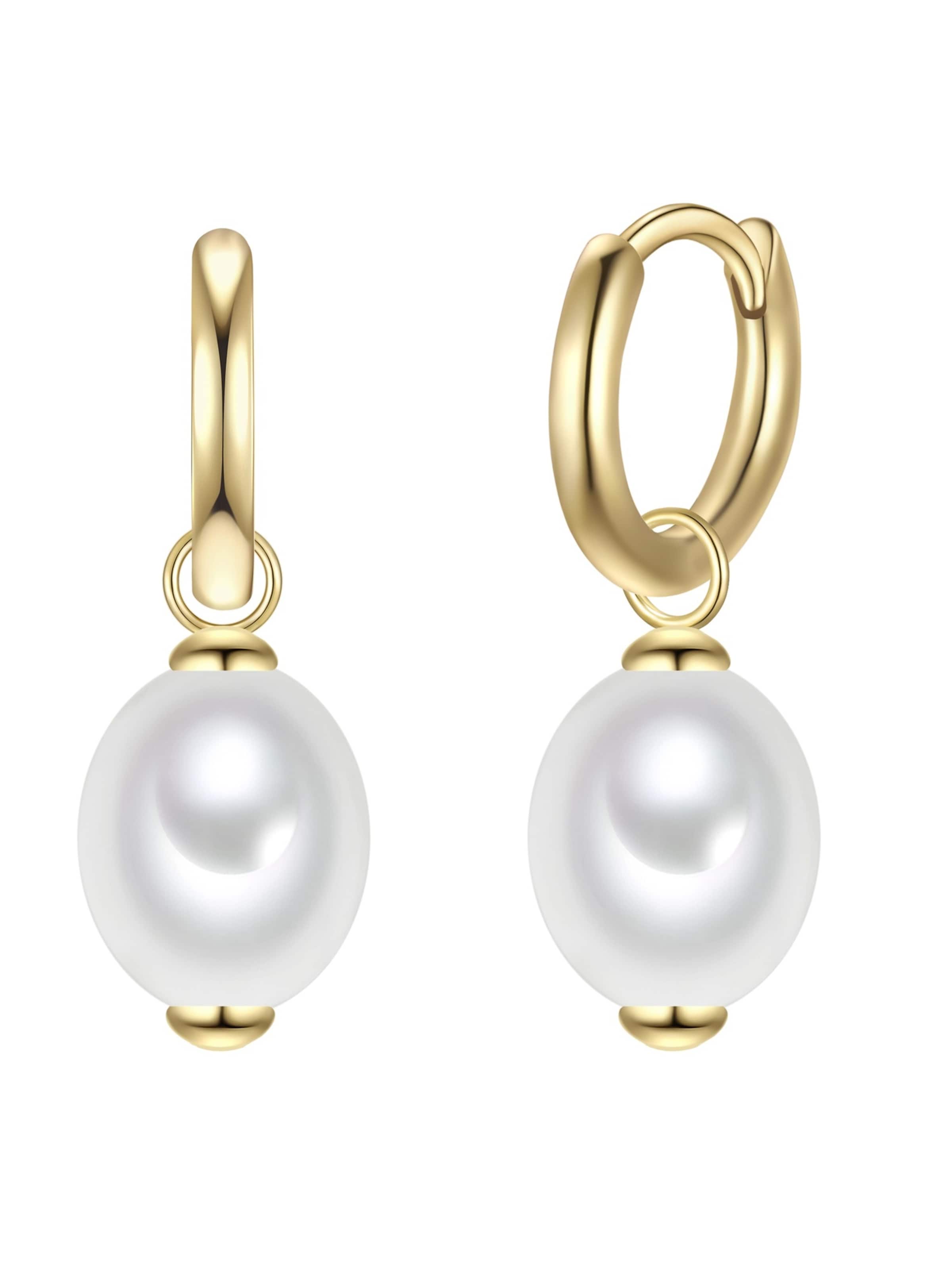 Boucles d'oreilles Rafaela Donata en or : devant