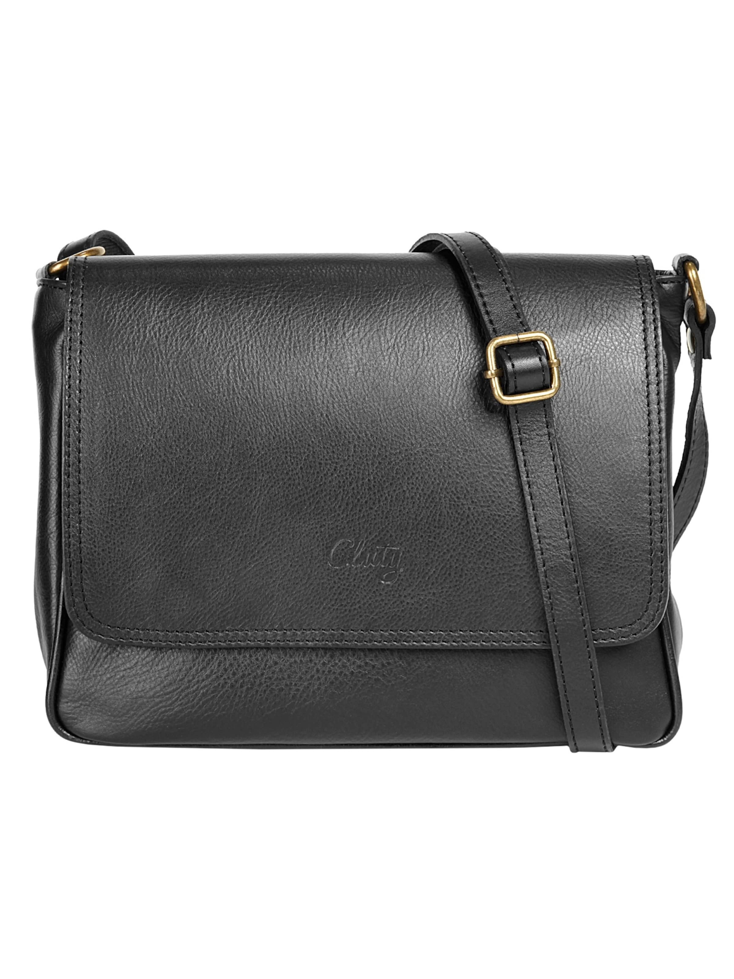 Cluty Crossbody Bag in Black: front
