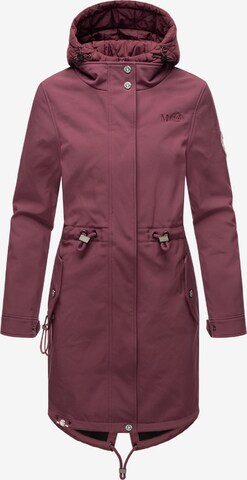 MARIKOO Raincoat in Red: front