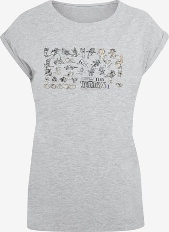 ABSOLUTE CULT Shirt 'Tom and Jerry - Jerry Cartoon Dept' in Grey: front