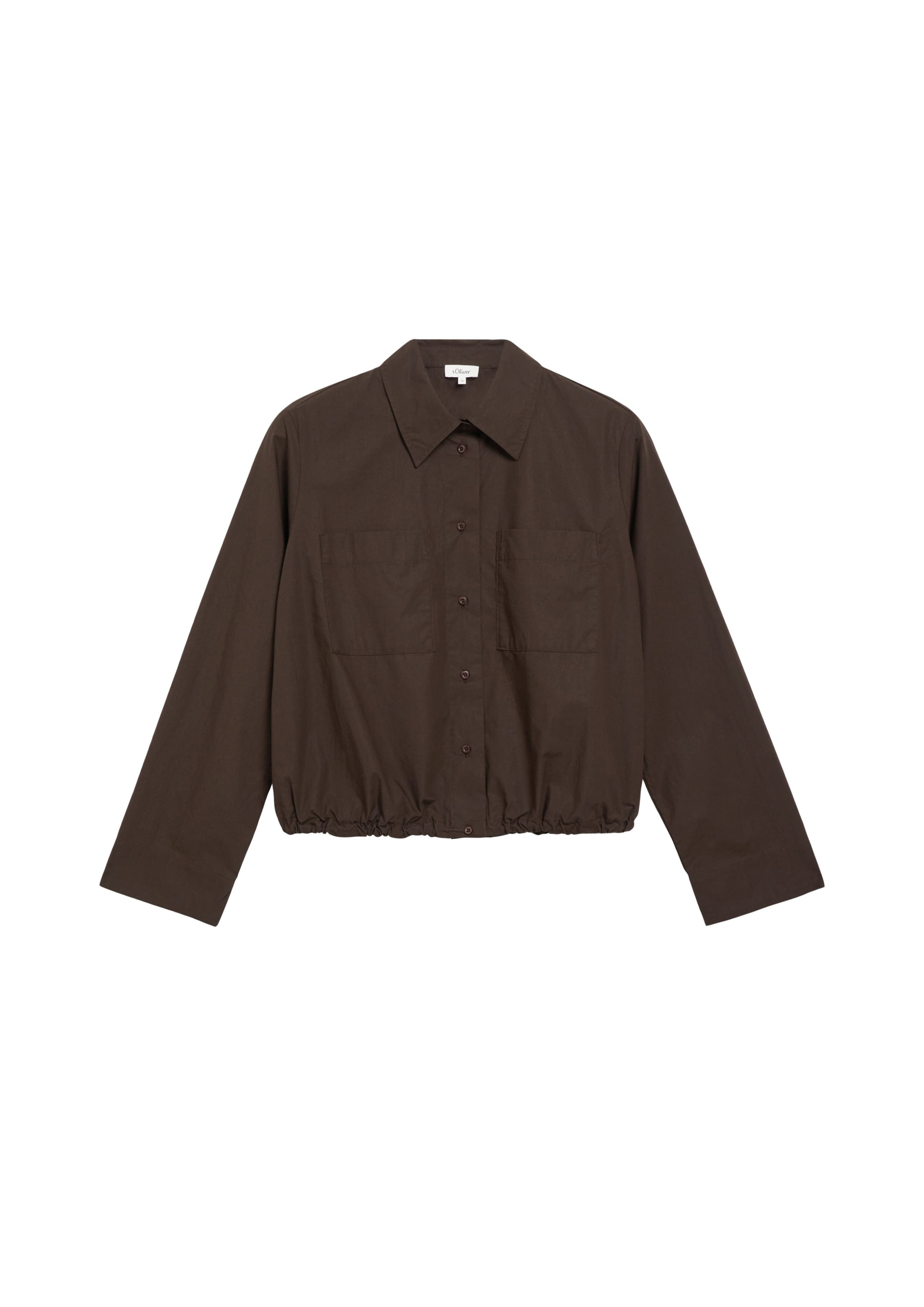 s.Oliver Bluse in Braun: Vorderseite