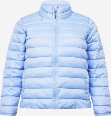 ONLY Carmakoma Between-Season Jacket 'TAHOE' in Blue: front