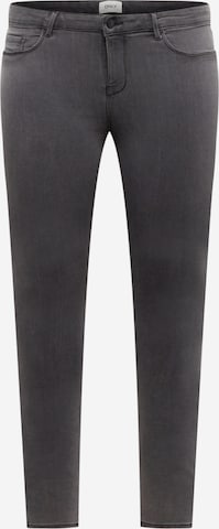 ONLY Curve Skinny Jeans 'RAIN' in Grau: predná strana