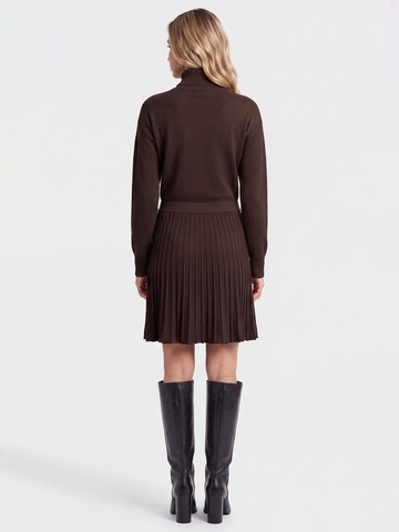 APART Strickkleid in Braun