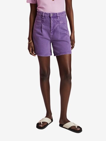 ESPRIT Regular Pants in Purple: front