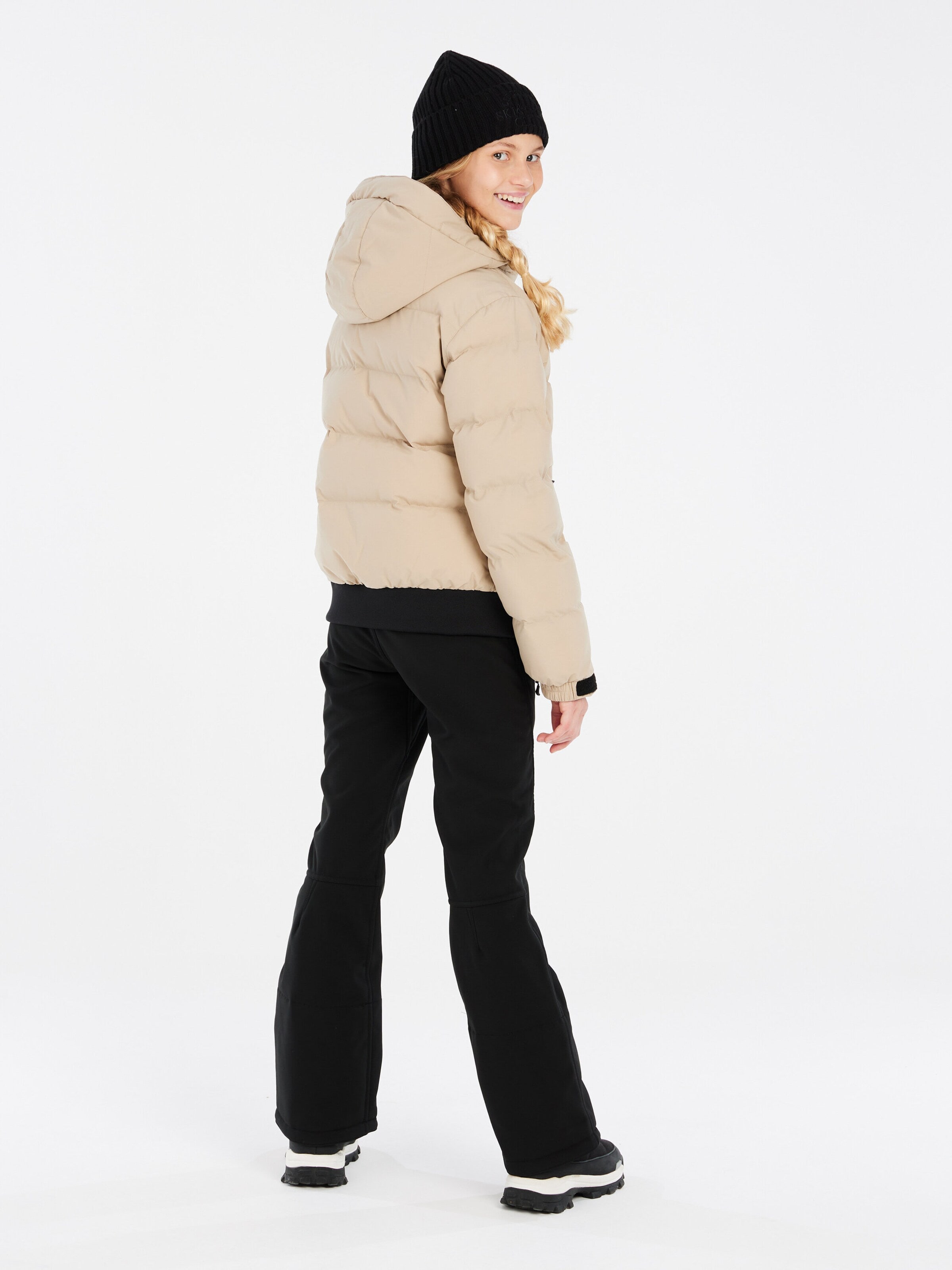 PROTEST Athletic Jacket 'PRTELINY JR' in Brown