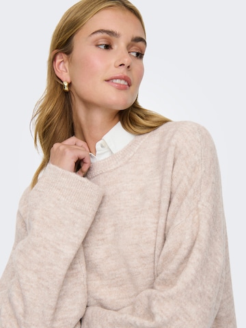 ONLY Pullover 'ONLSIMONI' in Grau