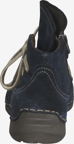 JOSEF SEIBEL Lace-Up Ankle Boots 'Fergey' in Blue