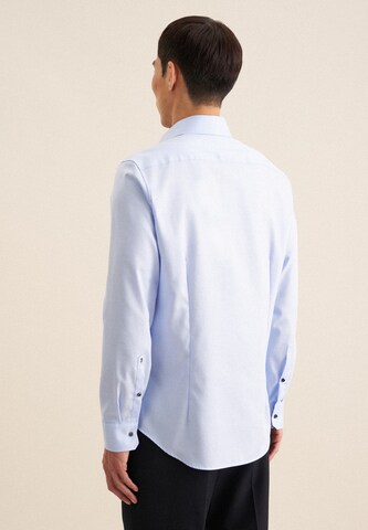 SEIDENSTICKER Slim fit Zakelijk overhemd ' Shaped ' in Blauw