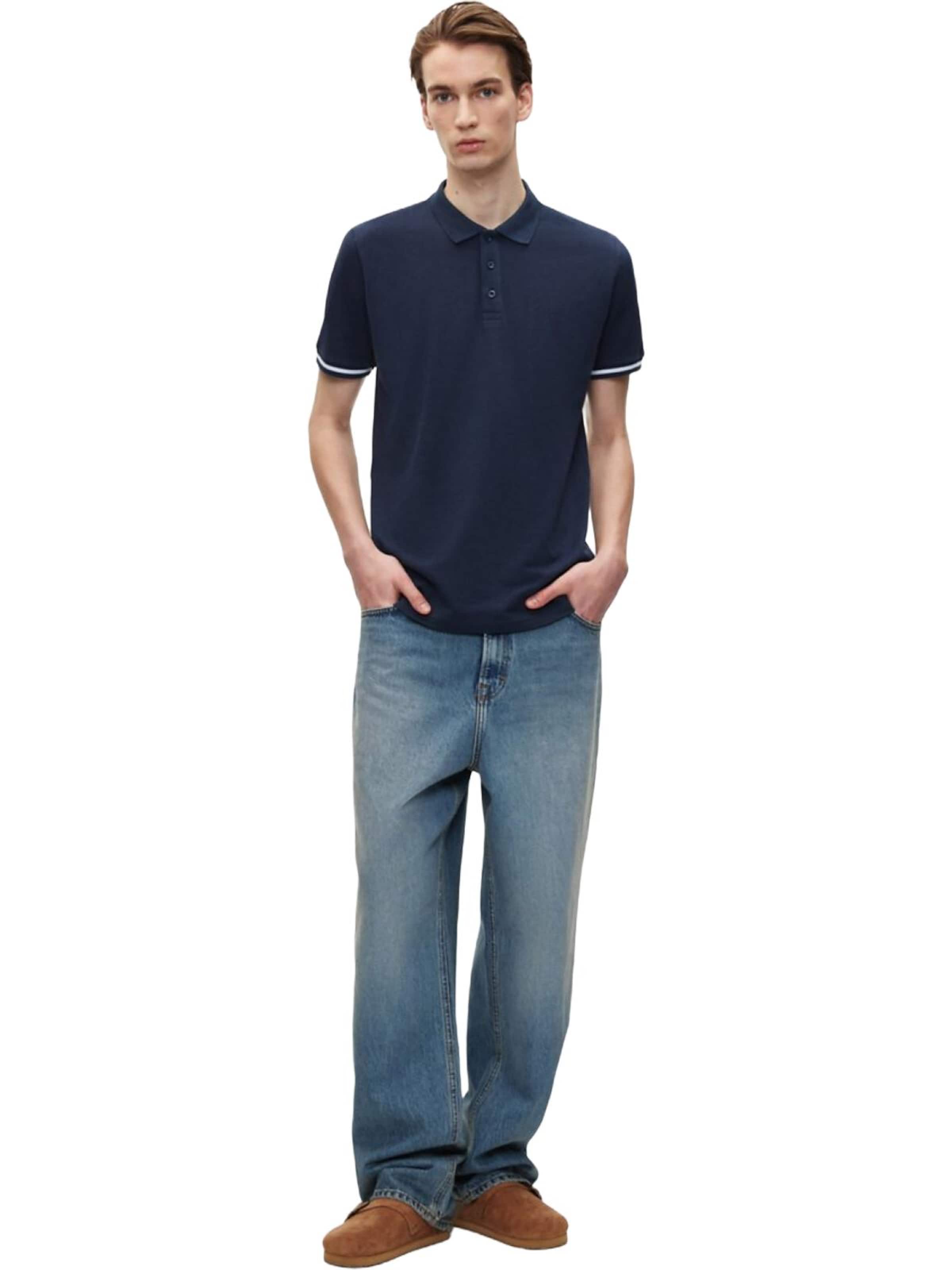 LTB Jeans Shirt 'LTB Jeans Herren-Polohemd mit Knöpfen' in Blue: front