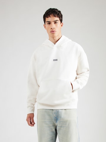 Sweat-shirt 'Nazardo' HUGO en blanc