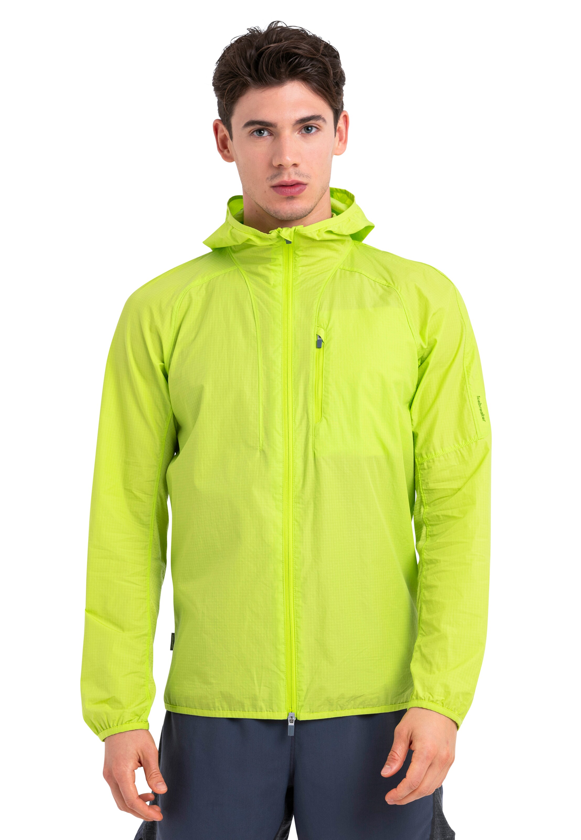 ICEBREAKER Sportjacke in Gelb: Vorderseite