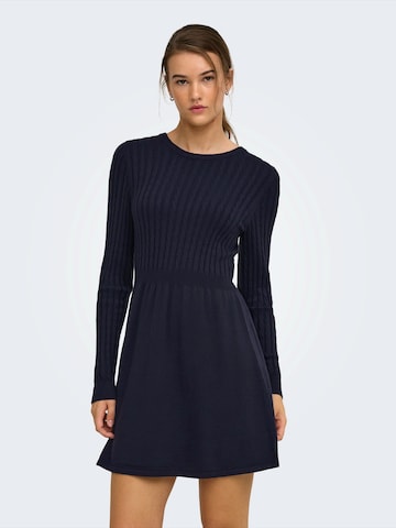 ONLY - Vestido de punto 'ONLFIA' en azul: frente