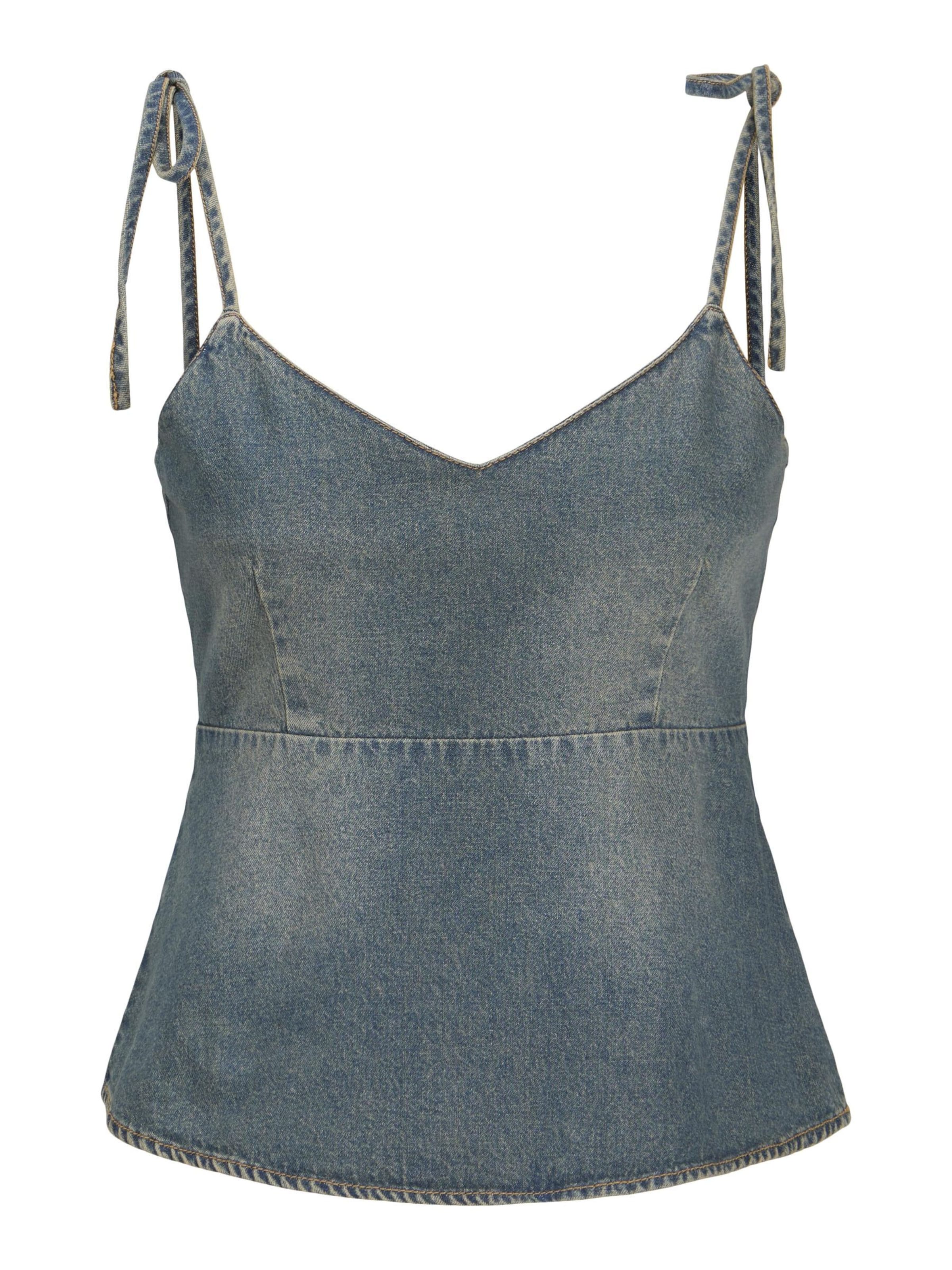 JJXX Top 'JXTUVA' in Blauw: voorkant