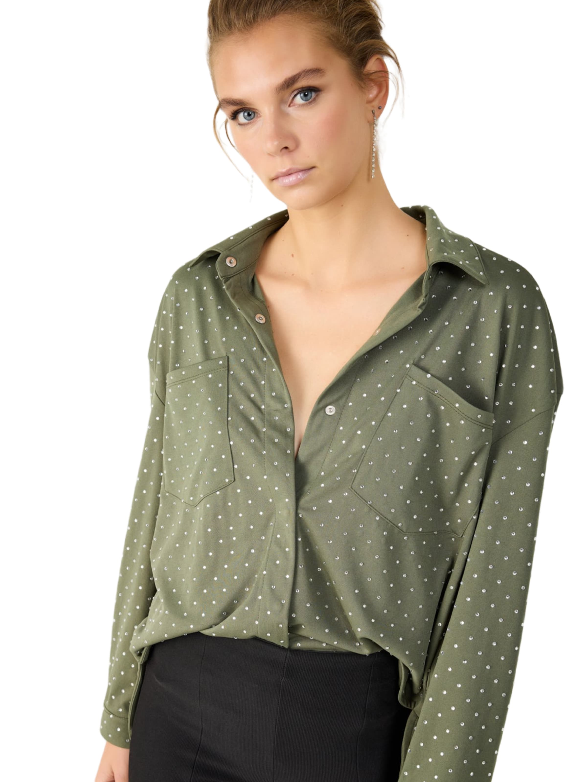 No Matter What Blouse in Green