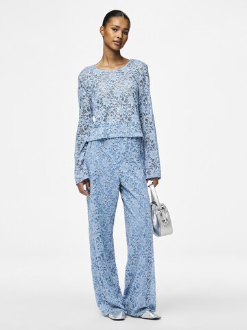 PIECES Loosefit Broek 'PCRoxy' in Blauw