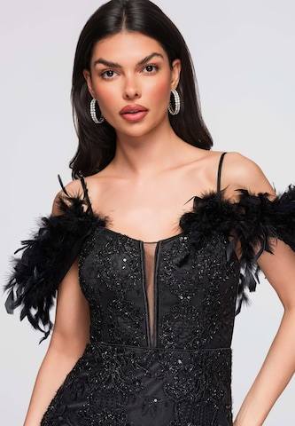 Ombre Avondjurk in Zwart