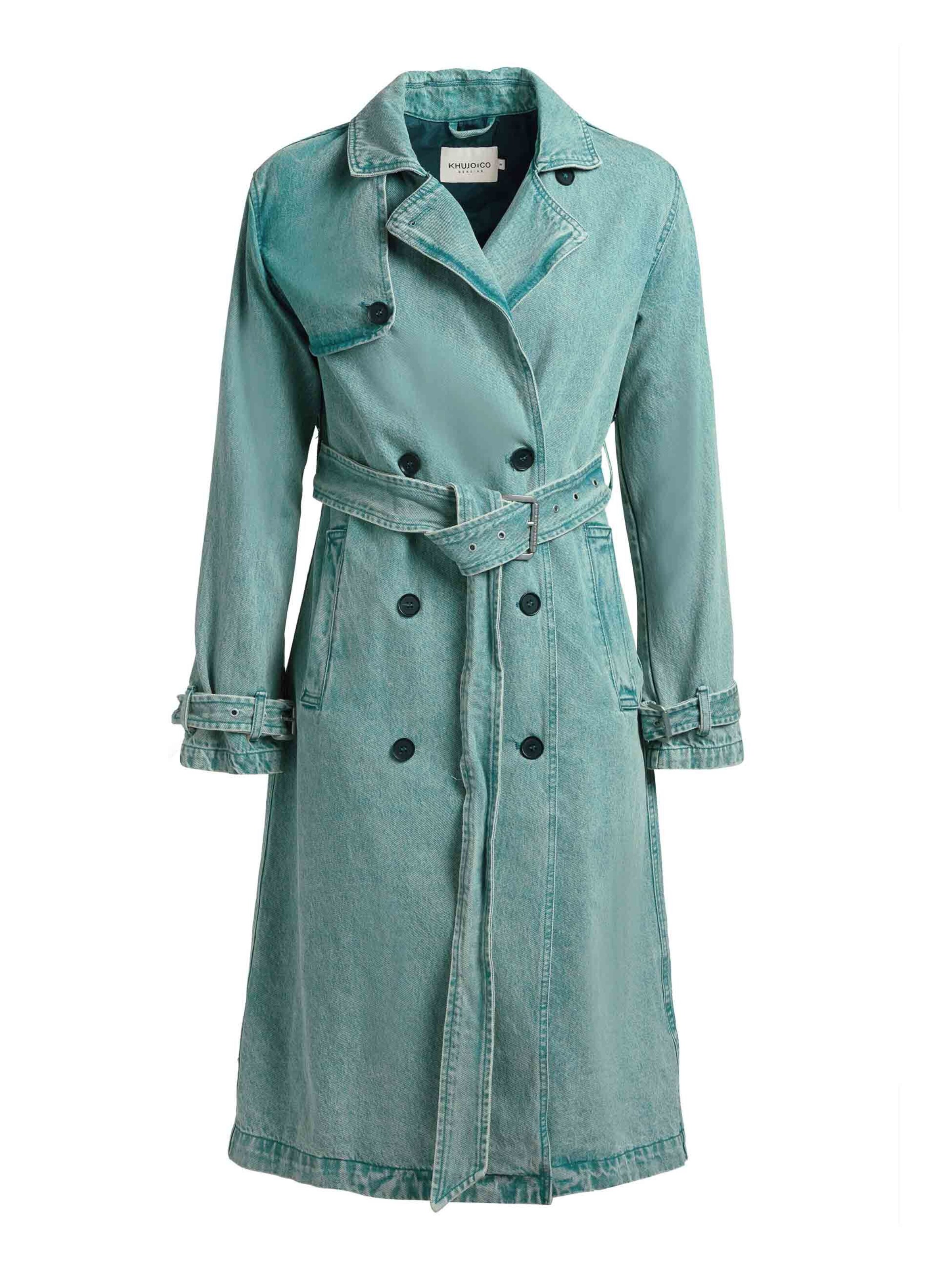 khujo Manteau mi-saison 'Hera' en émeraude, Vue avec produit