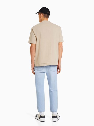 Bershka Loosefit Jeans in Blau