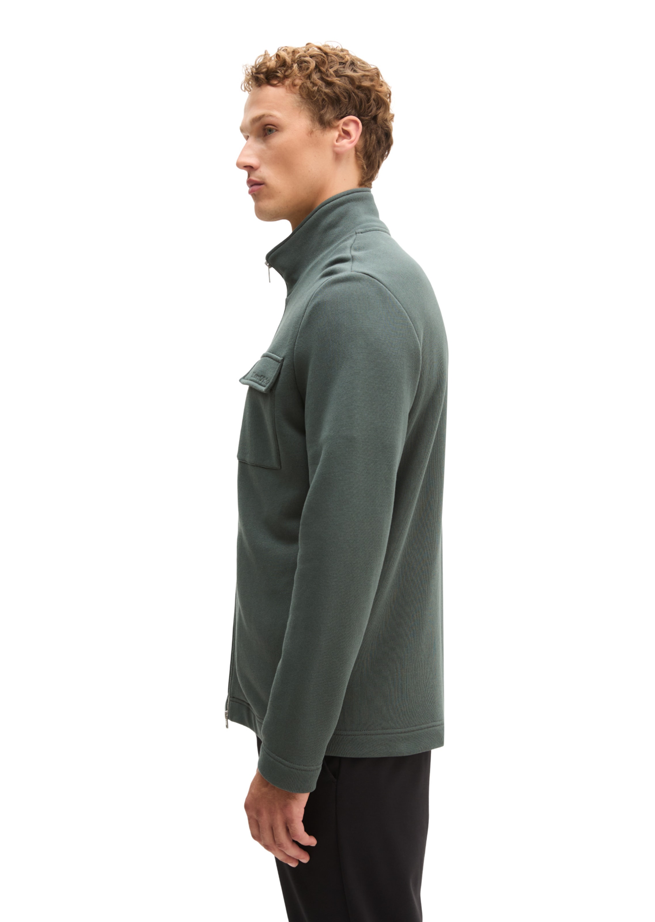 Marc O'Polo Sweatjacke in Grau