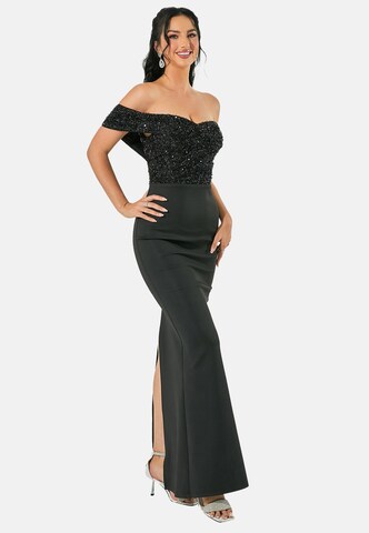 Moda Minx Abendkleid in Schwarz