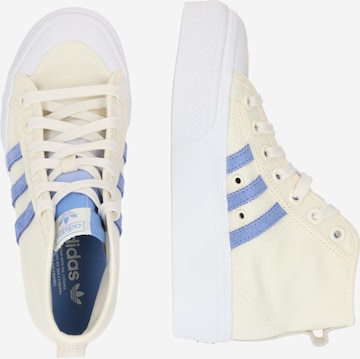 ADIDAS ORIGINALS Sneaker 'Nizza Platform Mid' in Weiß