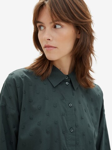 TOM TAILOR DENIM Blouse in Groen