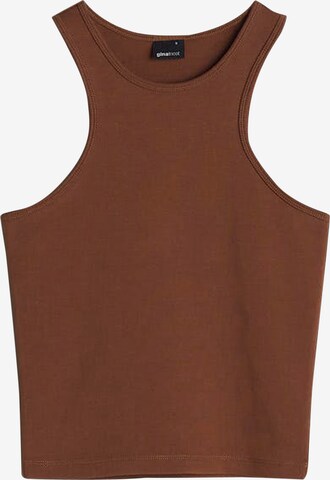 Gina Tricot Top 'Lana' in Brown