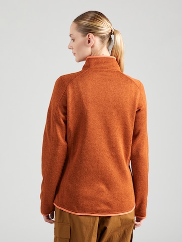 KILLTEC Funktionsfleecejacke 'KOW 111' in Braun: Rückseite