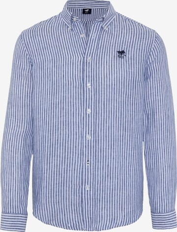 Polo Sylt Regular fit Button Up Shirt in Blue: front