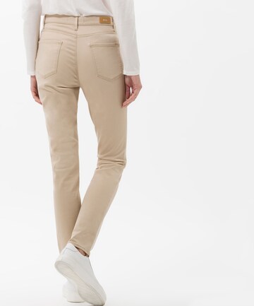 BRAX Regular Jeans 'Carola' in Beige