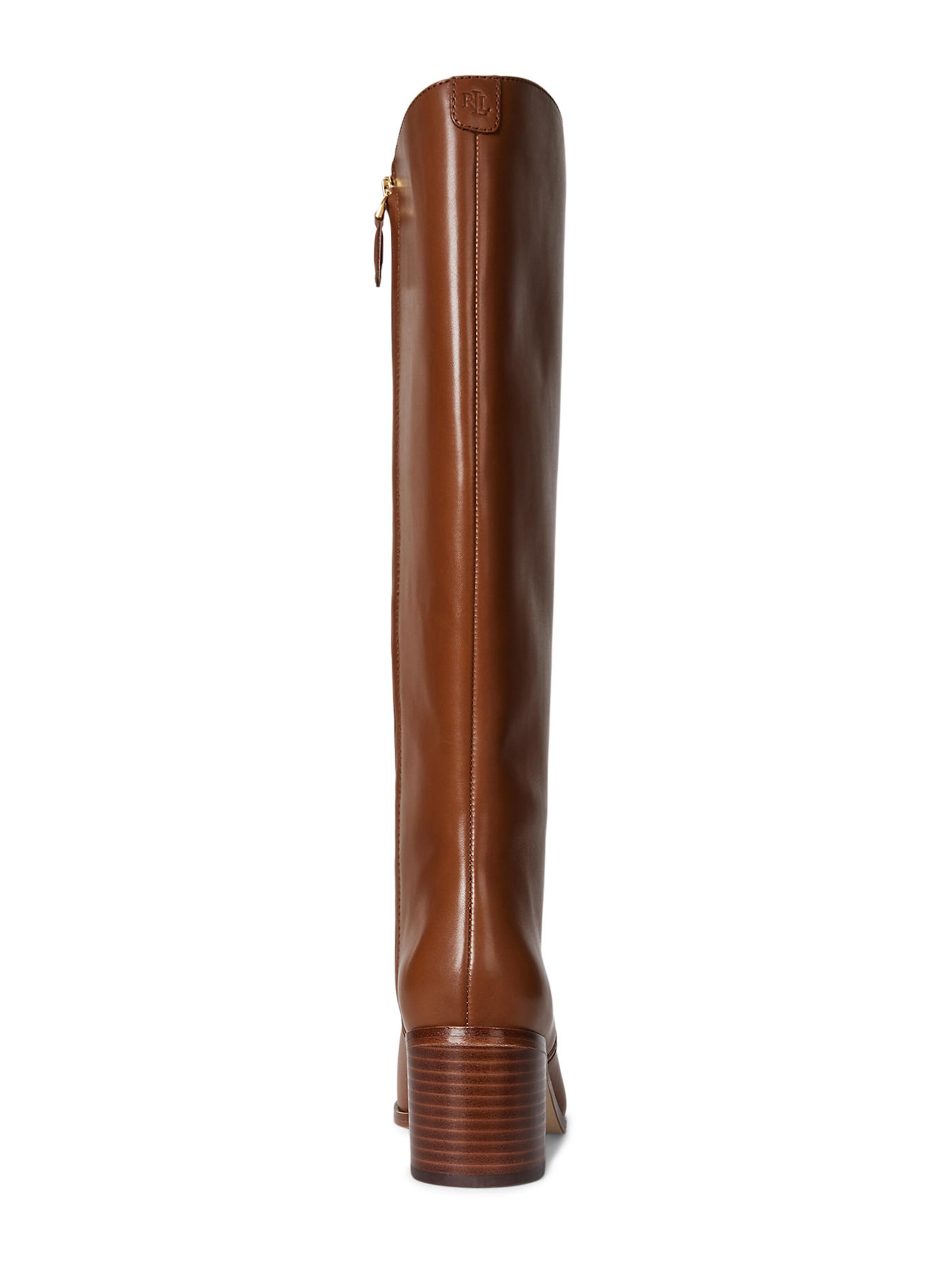 Cizme de la Lauren Ralph Lauren pe maro