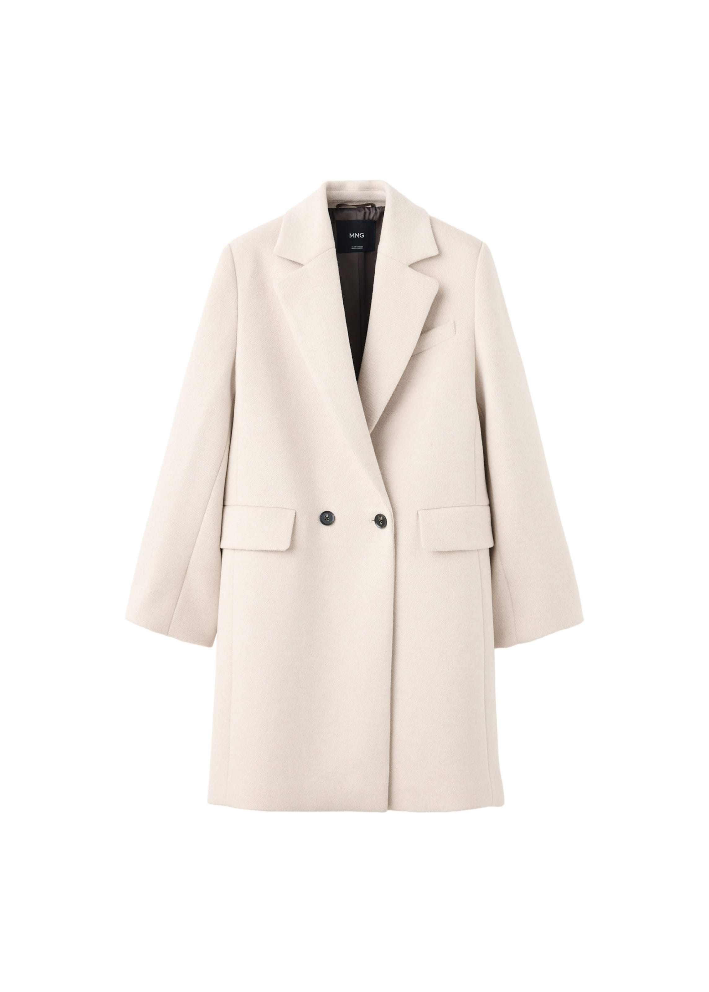 Cappotto di mezza stagione 'DALI' in XXS MANGO di colore beige, Visualizzazione prodotti
