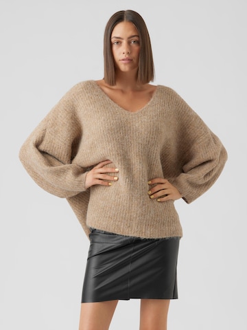 VERO MODA Sweater 'Julie' in Beige: front