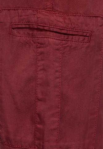 CECIL Tapered Cargo Pants 'Chelsea' in Red