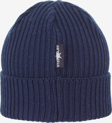 STERNTALER Beanie in Blue: front