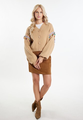 IZIA Knit cardigan in Beige