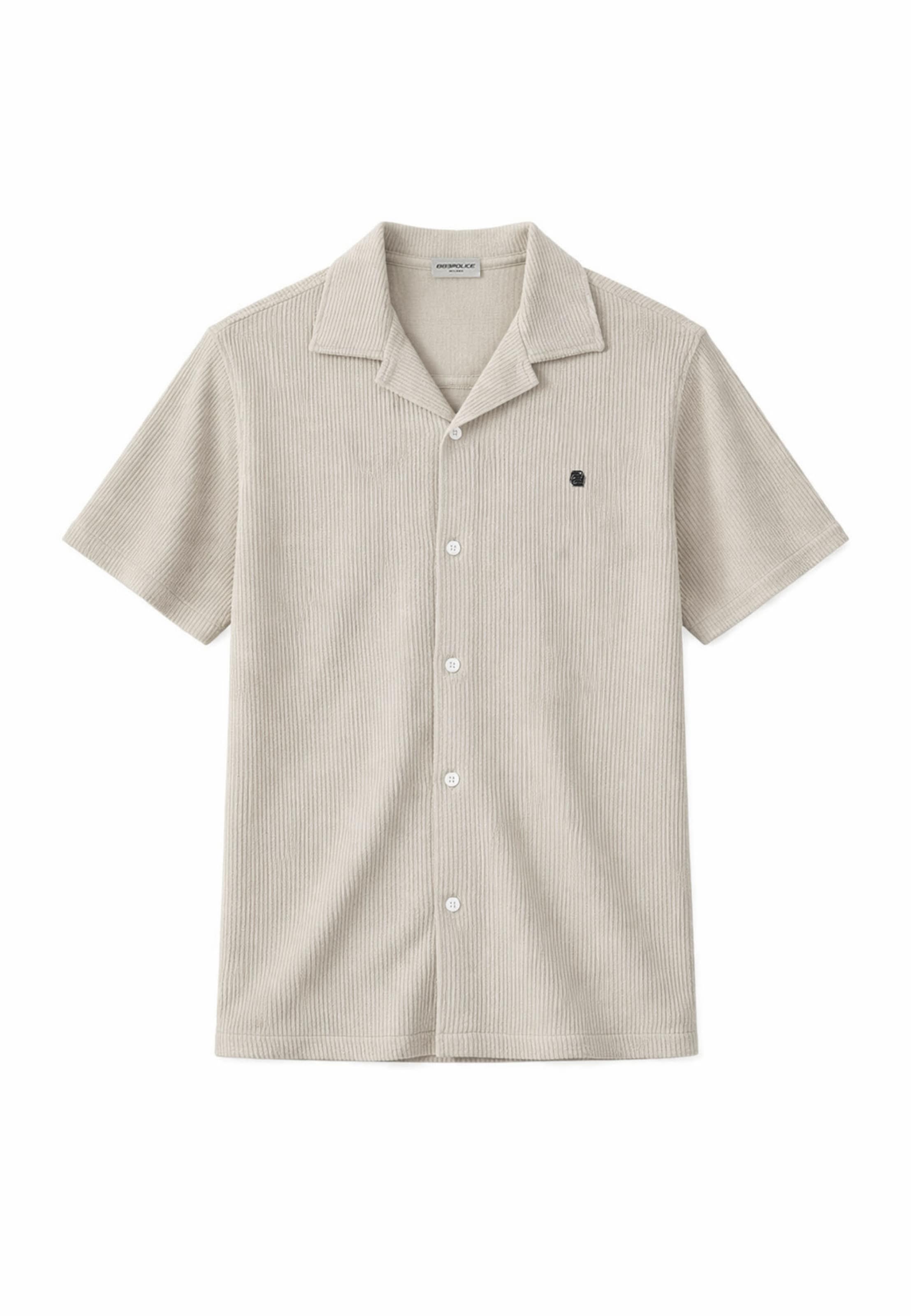 883Police Regularny krój Koszula 'Ako' w kolorze beżowy: przód