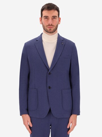 Distretto12 Regular Fit Sakko 'Feel' in Blau: Vorderseite