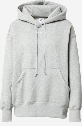 Nike Sportswear Sweatshirt 'Phoenix Fleece' i grå: framsida