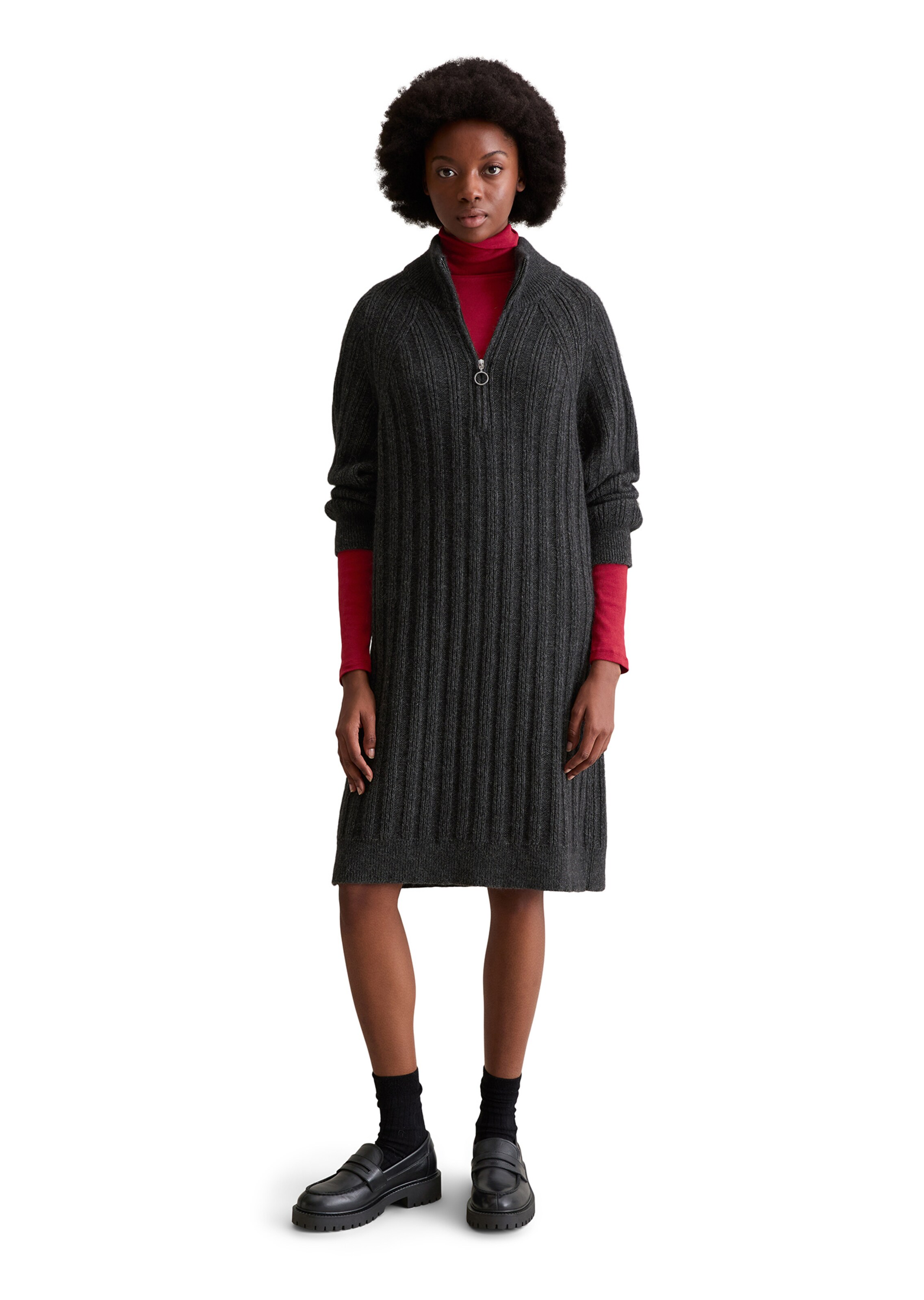 Marc O'Polo DENIM Knit dress in Grey