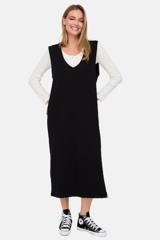 Turtledove London Dress in Black: front
