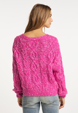 IZIA Cardigan i pink