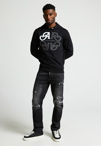 Loosefit Jeans 'Pacelli' di Alessandro Zavetti in nero