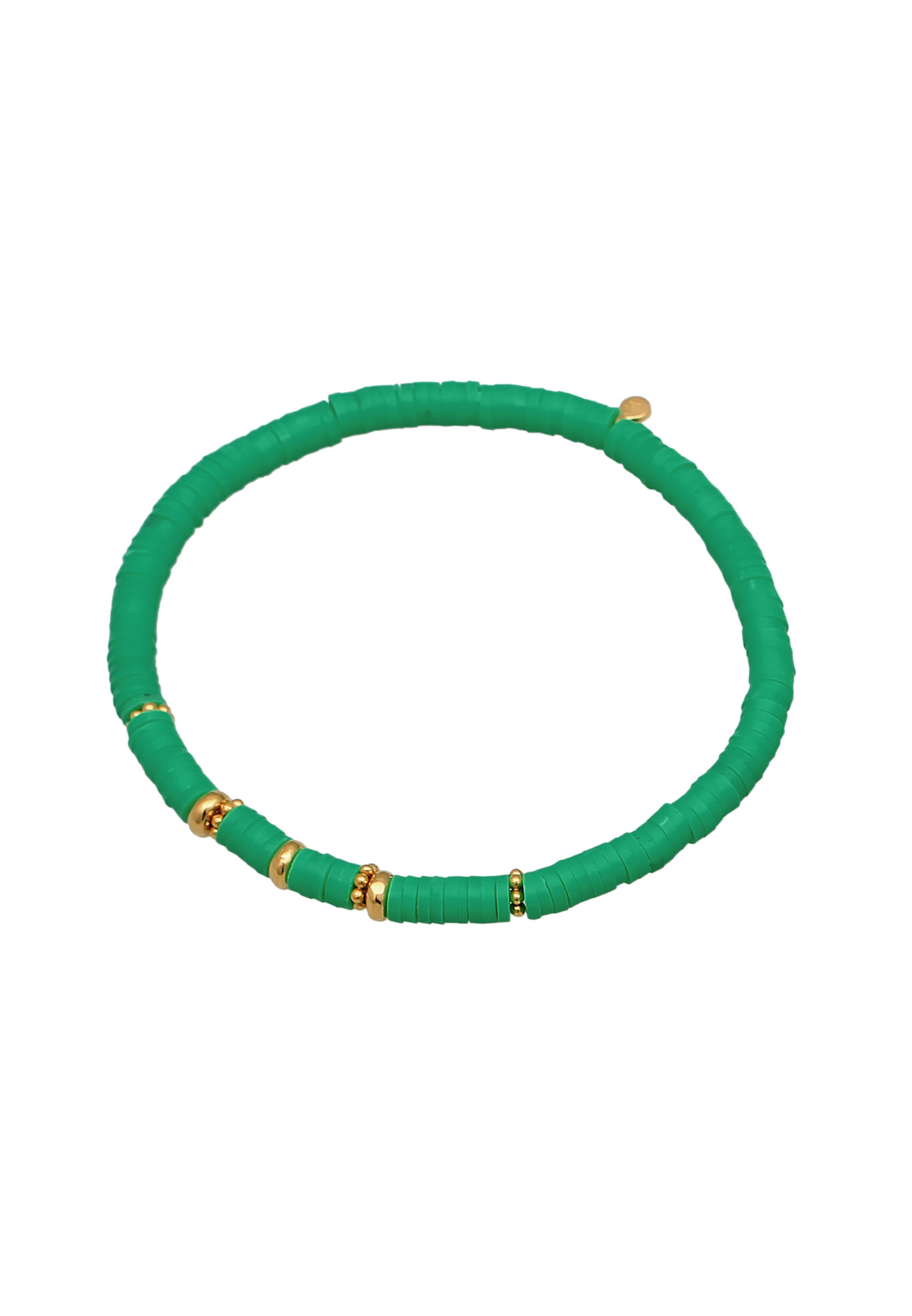 Bracelet 'Heishi' ELLI en vert
