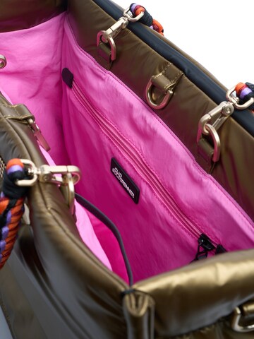 Clio Handbag 'FLEX NYLON' in Gold