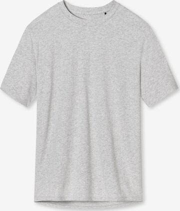 SCHIESSER Pajama Shirt in Grey: front