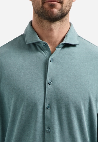 No Excess Regular fit Button Up Shirt in Blue