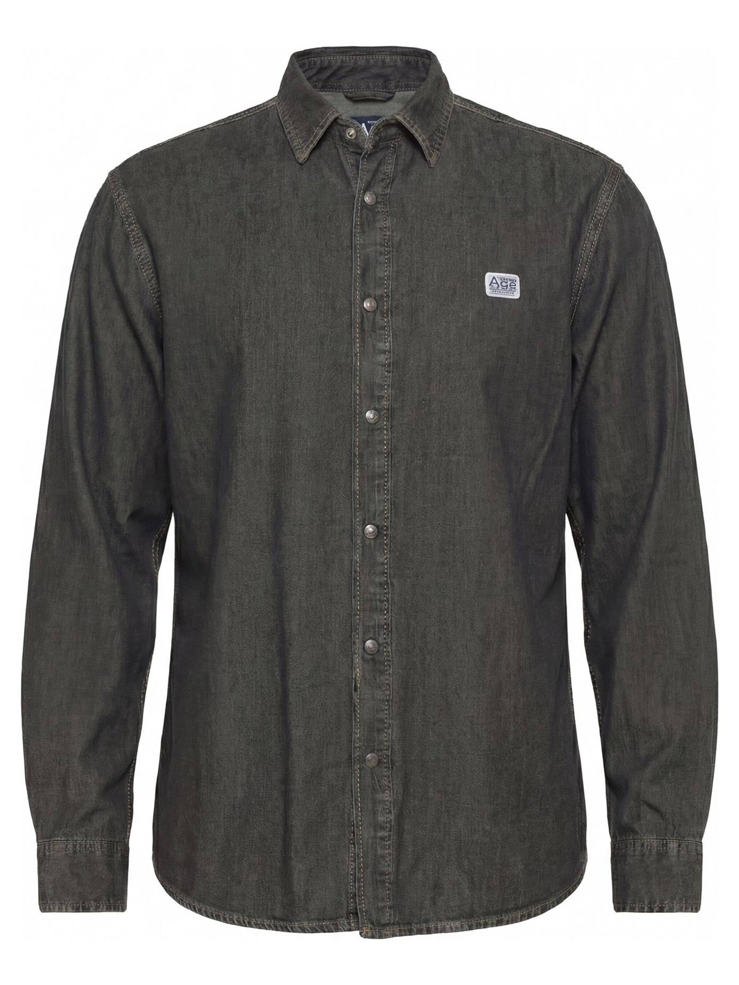 Carrera Jeans Shirt 'Replica 2 Denim'‌‌‌‌ in Schwarz