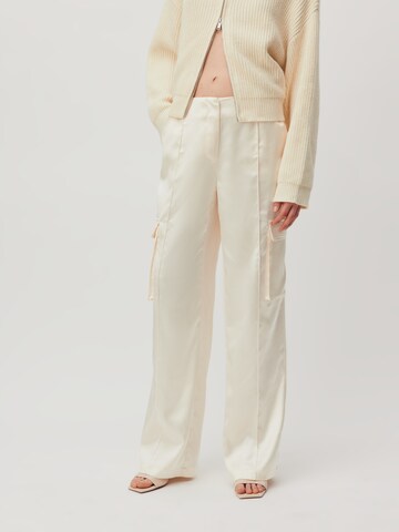 LeGer by Lena Gercke - regular Pantalón de pinzas 'Michelle' en blanco